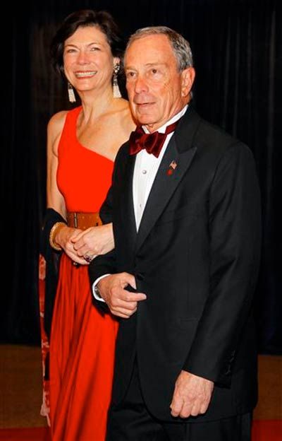 NYC Mayor Michael Bloomberg and his companion Diana Taylor